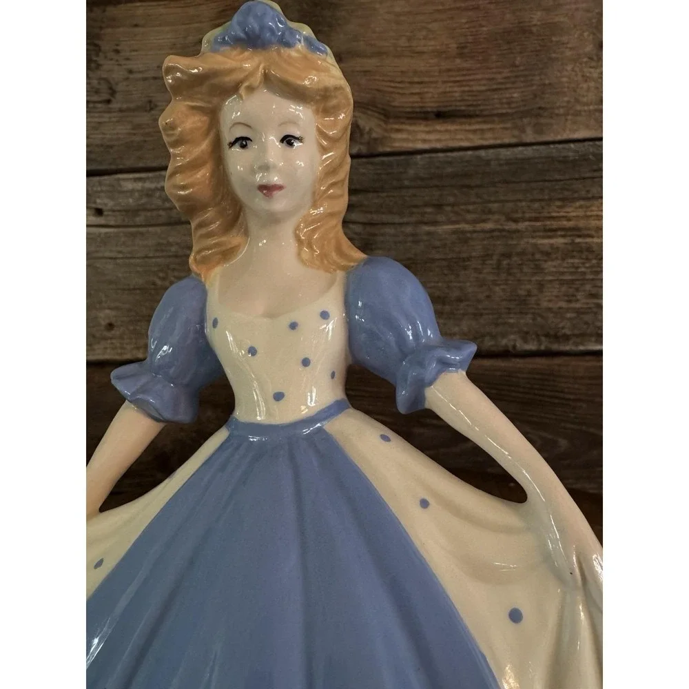 Rare Gare Inc 2000 Porcelain Doll Blue Dress Vintage Like Royal Doulton